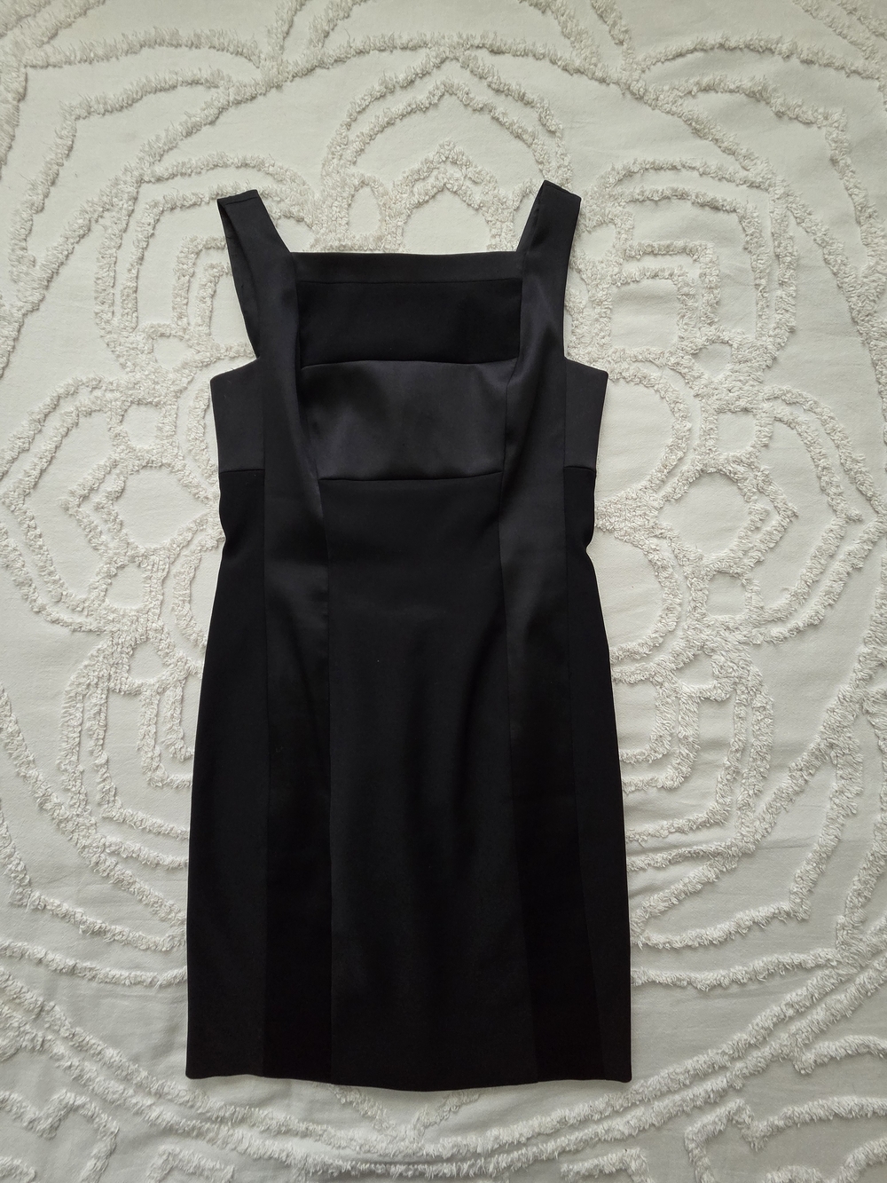 Laundry By Shelli Segal Black Square-Neck Mini Dress